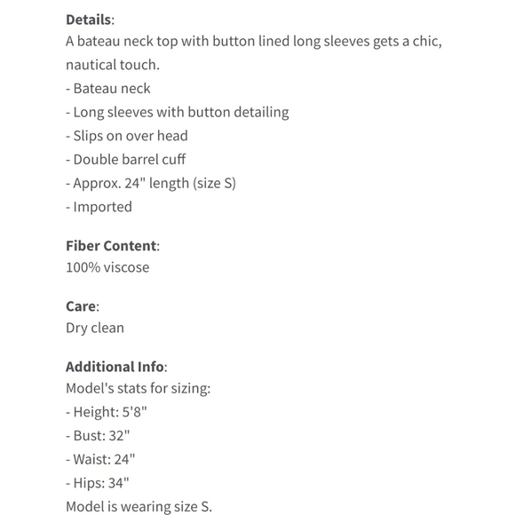 Club Monaco black button lined sleeve detailed blouse XS - Picture 7 of 7